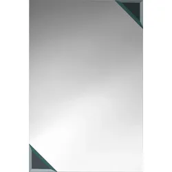 Badspiegel JOKEY "Charly", silber (silberfarben), dekorative Rahmenoptik, Spiegelglas, Spiegel, 40x60