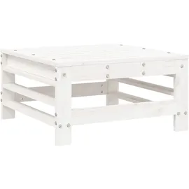 vidaXL 6-tlg. Garten-Lounge-Set Weiß Massivholz Kiefer