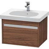 Duravit Ketho Waschtisch-Unterschrank KT667002121 60 x 45,5 cm, nussbaum dunkel, 1 Auszug, wandhängend