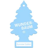 WUNDER-BAUM Auto-Lufterfrischer - Anhänger für langanhaltenden Duft im Auto oder zu Hause - Summer Cotton - 1 Stück
