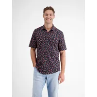 Lerros Kurzarmhemd "LERROS Herren Jerseyhemd, floral gemustert - Classic