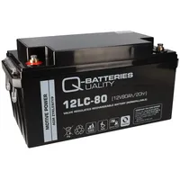 Q-Batteries 12LC-80 / 12V - 80Ah Blei Akku Zyklentyp