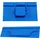 ADB Kleinteilemagazin Metall 33x23x5 cm blau