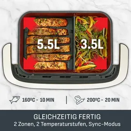 Tefal Dual Easy Fry Flex EY9228 schwarz