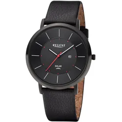Regent 11110936 Herren-Solaruhr Schwarz