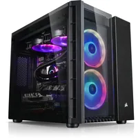 Kiebel Crystal IX (ATX), PC Gehäuse, Schwarz