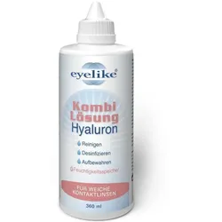 Eyelike Kombilösung Hyaluron 360ml für weiche Kontaktlinsen