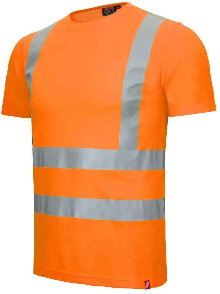 NITRAS MOTION TEX VIZ T-Shirt Kl. 2 Gr.L hi-vis orange 7008