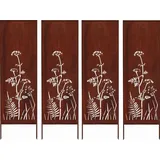 kapaga Sichtschutz Metall 160 x 50 cm Edelrost