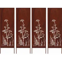 kapaga Sichtschutz Metall 160 x 50 cm Edelrost