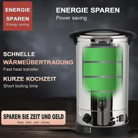 feel2home Einkochautomat 22 l Silber