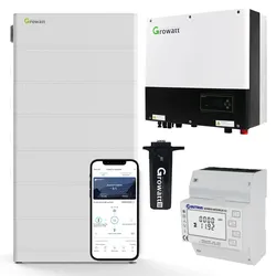 Growatt SPH6000TL3-BH-UP 0% MwSt §12 III UstG 6kW Hybrid Wechselrichter mit 15.3...