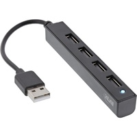 InLine USB 2.0 4-Port Hub, USB-A Stecker auf 4x