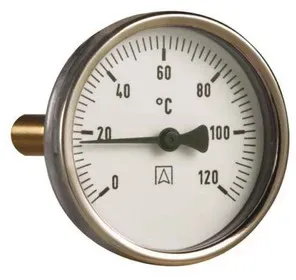 Bimetall-Thermometer BiTh 63 ST Ax. 0/120 °C, 40mm, Gehäuse-d= 63mm