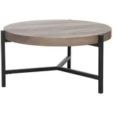Beliani Couchtisch Bonita Braun Eiche 70 x 42 cm