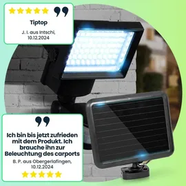 casativo-lighting Außenleuchte Solar 20,0 cm schwarz inkl. Bewegungsmelder