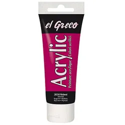 KREUL el Greco Acrylfarbe weinrot 75,0 ml