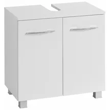WELLTIME Waschbeckenunterschrank Portofino 60 x 59 cm Weiß