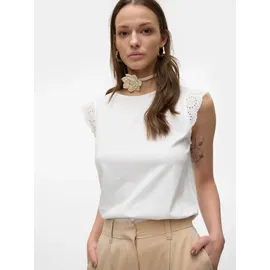 Vero Moda VMEMILY SL GATHERING TOP JRS NOOS Weiß XS