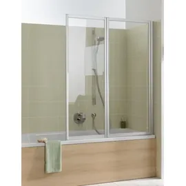 Kermi Vario 2000 Faltwand 2-flügelig V2TS1075142AK 101,1-102,7x140cm, weiß, ESG klar