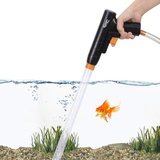 jalleria Aquarium-Schlammsauger, neu für schnellen Wasserwechsel mit Saugknopf, Aquarium-Kies-Reinigungsset, Aquarium-Bodenreiniger, Schlammglocke