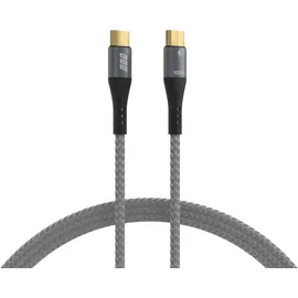 EFB-Elektronik EFB USB-CC-00001 USB Kabel USB 2.0 0,5 m USB C 0,48 Gbit/s 100 W Schwarz, Grau