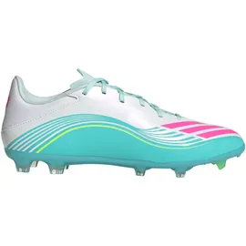 adidas F50 Messi League MG/FG Herren Cloud White/Lucid Pink/Flash Aqua 48 2/3