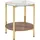 Beliani Beistelltisch, Gold, Dunkelbraun, Metall, 50x55x50 cm, Wohnzimmer, Wohnzimmertische, Beistelltische