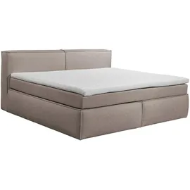 Stella Trading Boxspringbett Sandon 180 x 200 cm H3/H4 Stone