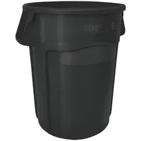 Rubbermaid PROREGAL Mülleimer, Schwarz