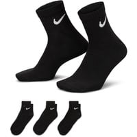 Nike Everyday Lightweight Trainings-Knöchelsocken Black/White 42-46