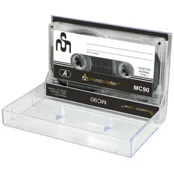Soundmaster MC905P Leerkassetten Audiokassetten Kompaktkassetten 5er-Pack (IEC1-Normal 90 Minuten)