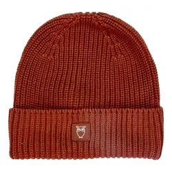 KnowledgeCotton Apparel Beanie Baumwolle Fired Brick