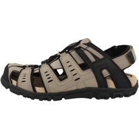 Geox Herren Uomo Strada C Sport Sandal, LT Taupe, 42 EU - 42 EU