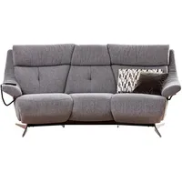 Himolla Komfortklass Heimkino-Sofa, Grau, Holz, Textil, Wildeiche, 3-Sitzer, 221x107x106 cm, Goldenes M, Typenauswahl, Lederauswahl, Stoffauswahl, Sitzqualitäten, Hocker erhältlich, Wohnzimmer, Sofas & Couches, Sofas, Heimkino Sofas