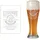 LUXENTU Weizenglas Bierglas 0,5 l