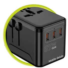 mobile origin Mobile Origin, MO-TRA67-PW5, Drinnen, AC, Schwarz - Schwarz