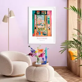reinders Wandbild 50 x 70 cm Matisse Window Holz Bunt