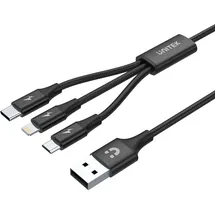 UNITEK 3 in 1 Multi-Ladekabel (1.20 m, USB 2.0), USB Kabel