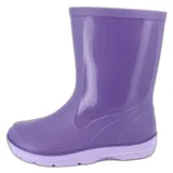 Beck Regenstiefel Basic Gummistiefel (für Mädchen und Jungen, in vielen Farben und Größen verfügbar) schmaler Schlupf-Stiefel, herausnehmbare Innensohle lila 22 EU
