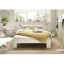 SchlafKONTOR Futonbett »Lyon«, weiß