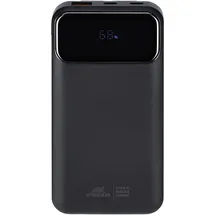 InLine Rivacase VA2211, 10000 mAh, 22.50 W, 37 Wh), Powerbank, Schwarz