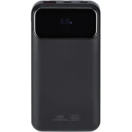 InLine Rivacase VA2211, 10000 mAh, 22.50 W, 37 Wh), Powerbank, Schwarz