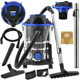 Industrieller Staubsauger 1500W 25L trocken/nass Schlammsauger Poolsauger G81098