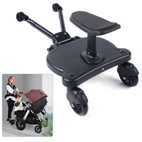 Universal Buggy board Kiddyboard Bis 25KG M/ Sitz Trittbrett Für Kinderwagen DHL