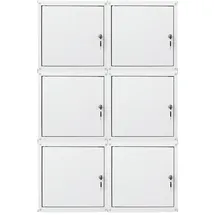 Proregal Cubic XL Schließfachwürfel 45x45x45cm Grau