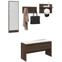 vidaXL Garderoben-Set 4-tlg 0 x 0 x 0 cm braun