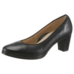 Pumps ARA "ORLY", Damen, Gr. 2,5, schwarz (13436, 05 schwarz), Nappaleder, klassisch, Schuhe, Abendschuh, Festtagsschuh, Blockabsatz, in elegantem Look