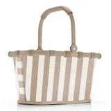 Reisenthel carrybag XS summerstripes coffee
