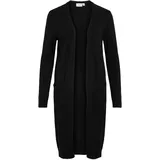 VILA VIRIL Long L/S Knit Cardigan Schwarz XXL